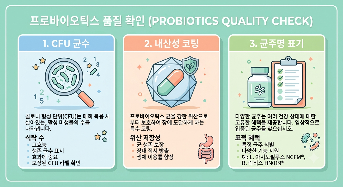 다이어트 유산균 고를 때 확인할 점 체크리스트